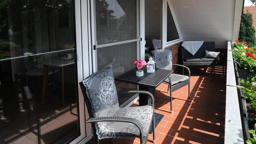 Ferienwohnung für 3 Personen, mit Balkon in Krummhörn - 2
