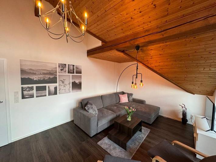 Ferienwohnung für 8 Personen, mit Balkon und Terrasse sowie Garten und Ausblick in Reichelsheim - 2