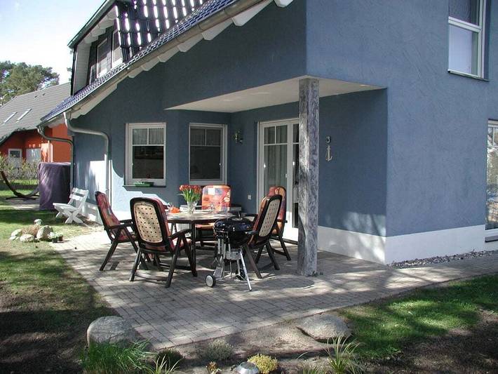 Ferienhaus für 6 Personen, mit Terrasse und Garten sowie Sauna
