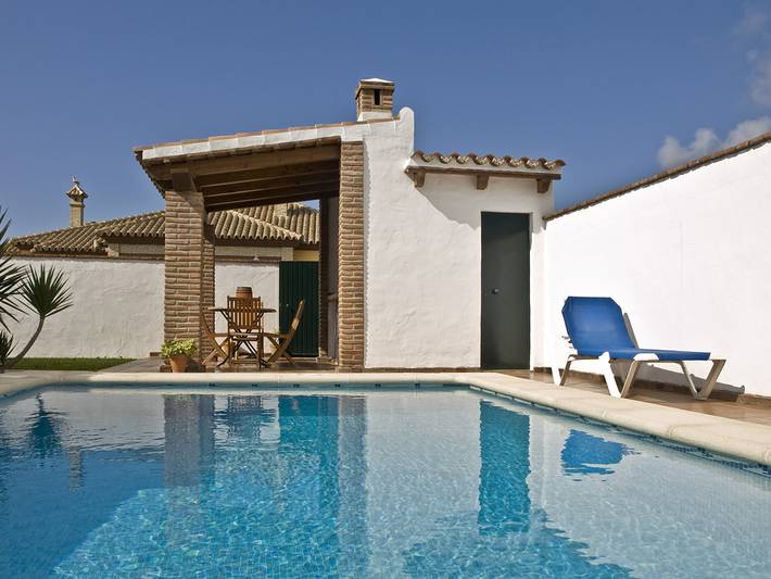 Ferienhaus für 4 Personen, mit Pool und Garten, kinderfreundlich in Conil de la Frontera