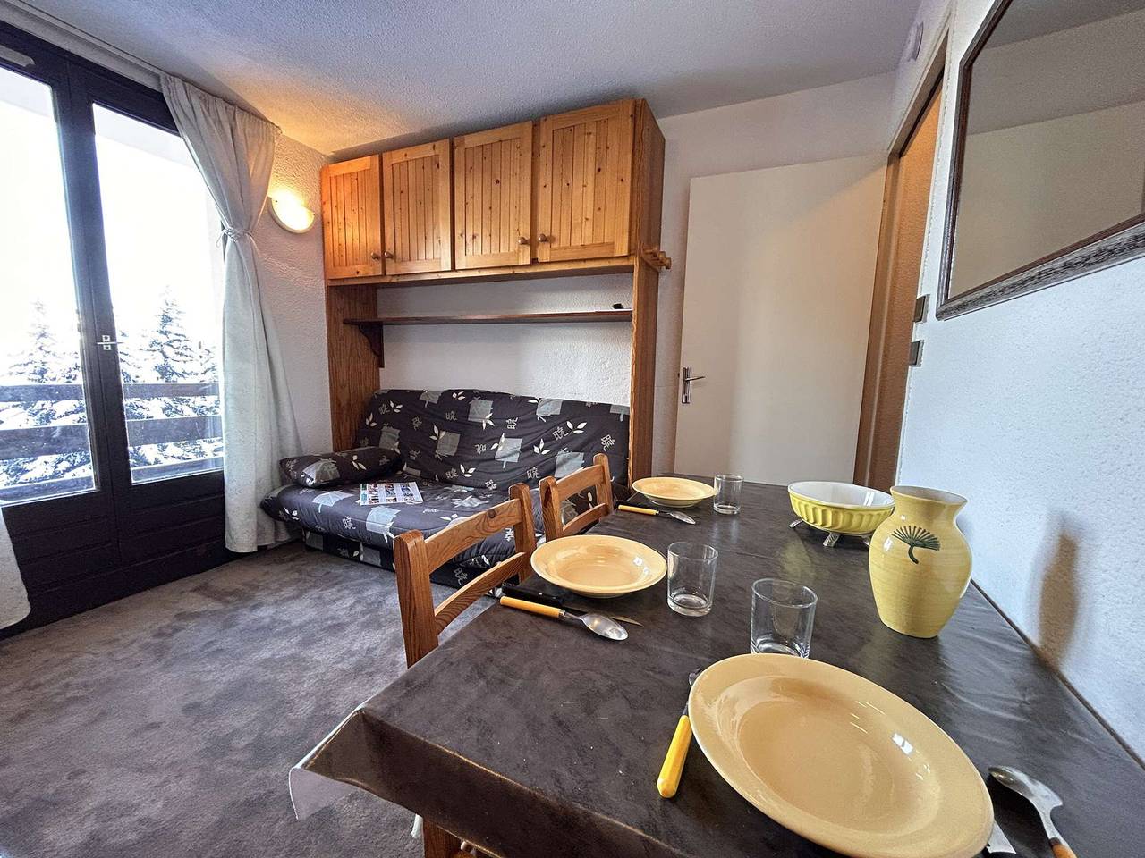 Ganze Wohnung, Studio Kabine 4 Pers, Zentrum, Skischrank in Station de Risoul, Risoul