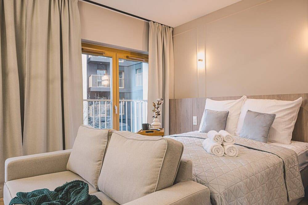 Ganze Wohnung, Puerto 12 | Luxuriöses Studio | Balkon | Am Hafen in Bromberg, Kujawien-Pommern