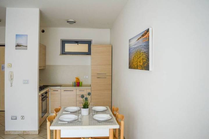 Ganze Wohnung, Ferienwohnung für 4 Personen mit Balkon/Terrasse in Foggetta, Pineto