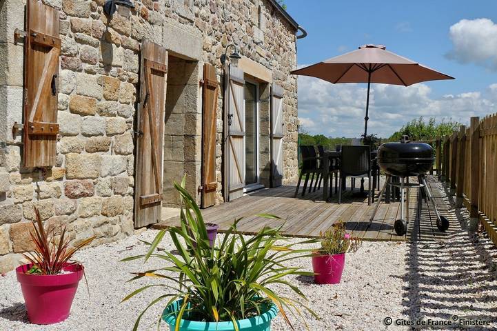 Gîte für 2 Personen, mit Terrasse und Garten