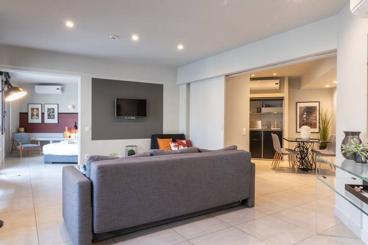 Apartament wakacyjny dla 15 osób, z widok i balkon w Ateny