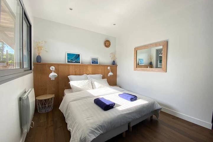 Villa pour 10 personnes, avec jacuzzi ainsi que terrasse et jardin à Mimizan - 4