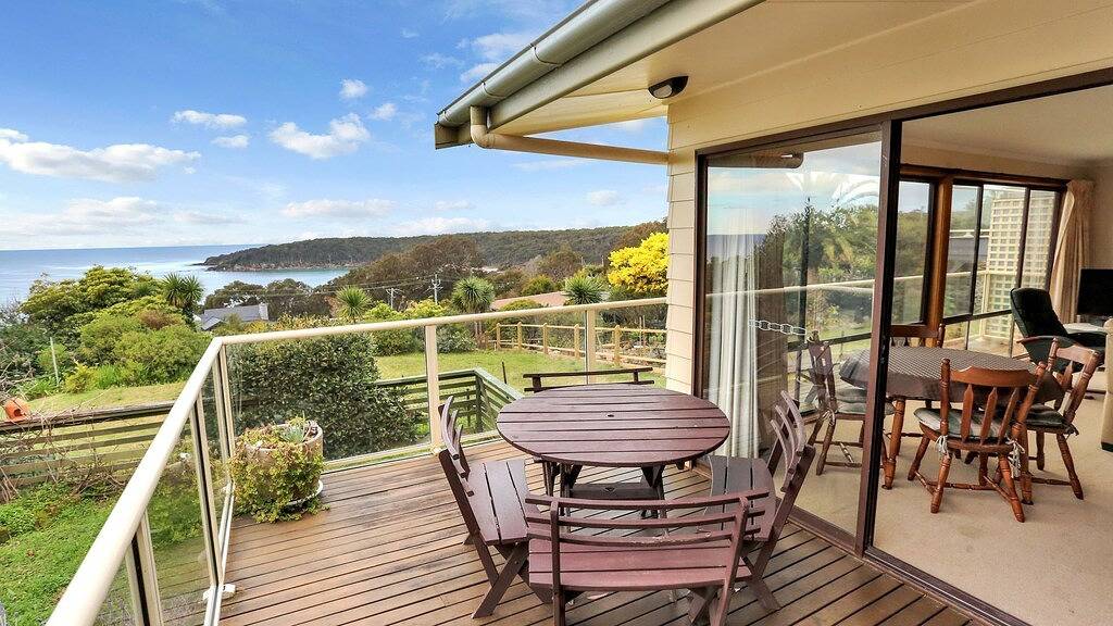 Sullivan ist auf Kanangra in Pambula Beach, New South Wales