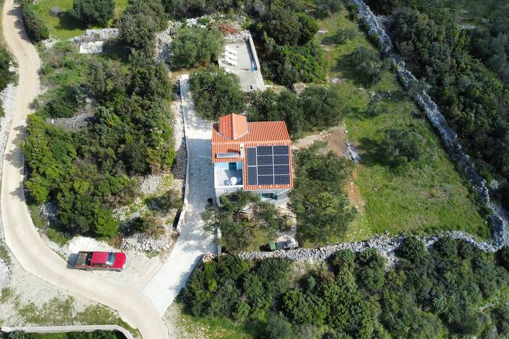 3-Zimmer-Haus mit Terrasse und Meerblick Bucht Soline, Pasman K-8222 in Kraj, Pasman