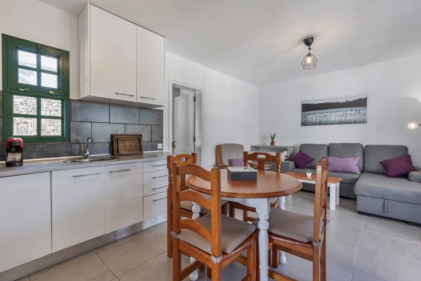 Apartment Heiwa mit Gemeinschaftspool, Gemeinschaftsgarten und Wlan in Costa Calma in Südliche Bucht Costa Calma, Pájara