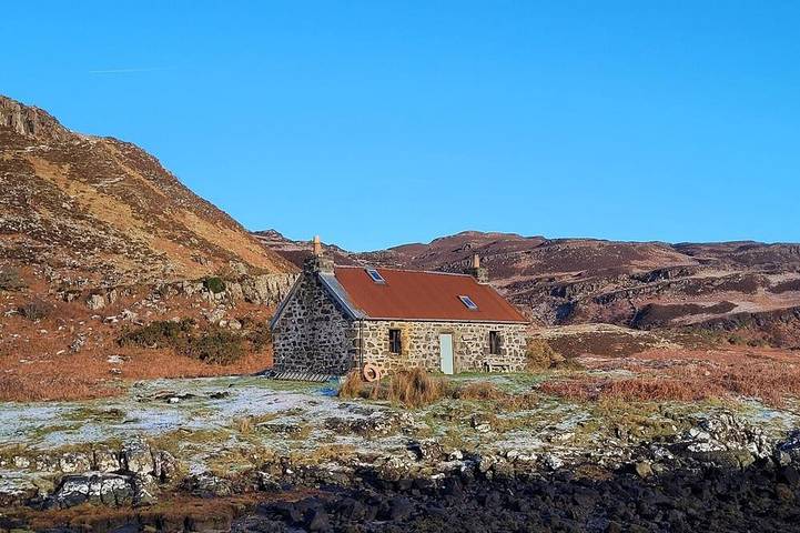 Log cabin for 5 people, with pets on the Isle of Mull