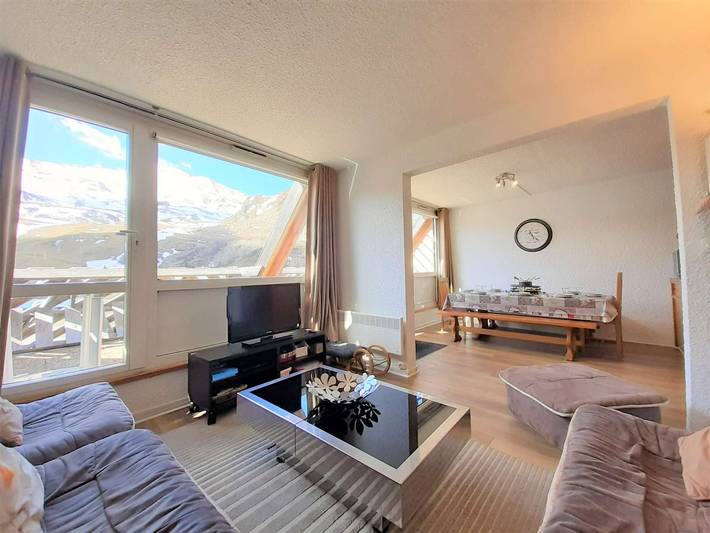 Appartement entier, Spacieux T3 8 pers, Piau-Engaly, terrasse, 2 chambres, ascenseur, casier à ski in Piau-Engaly, Aragnouet