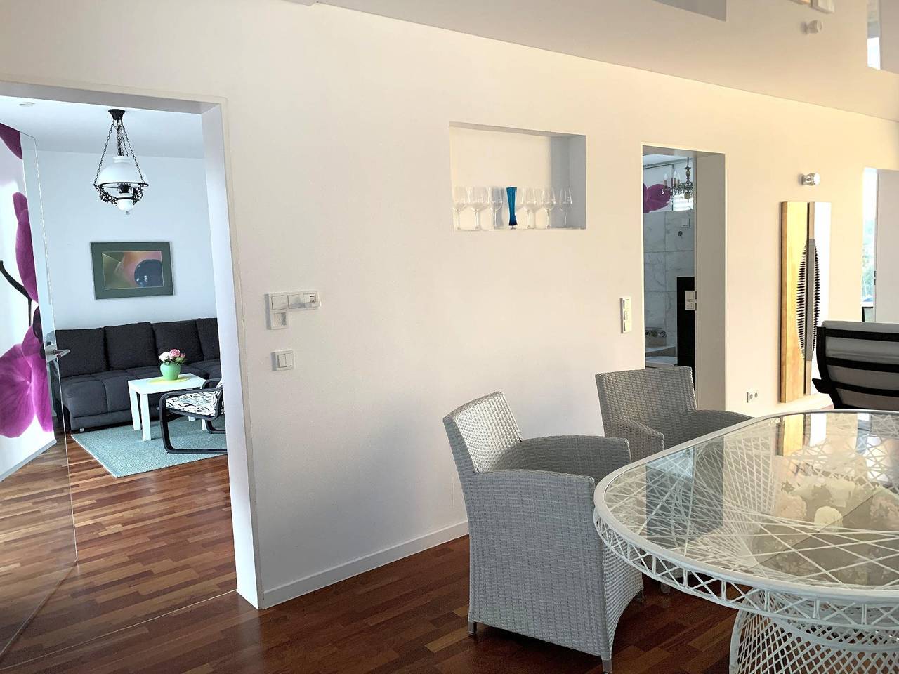 Ganze Ferienwohnung, Penthouse-Wohnung am großen Zernsee-Yachthafen in Plötzin, Werder