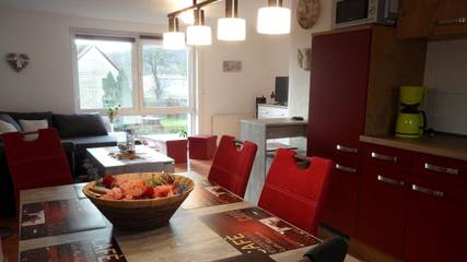 Ferienwohnung für 5 Personen, mit Terrasse und Garten in Naturpark Südharz