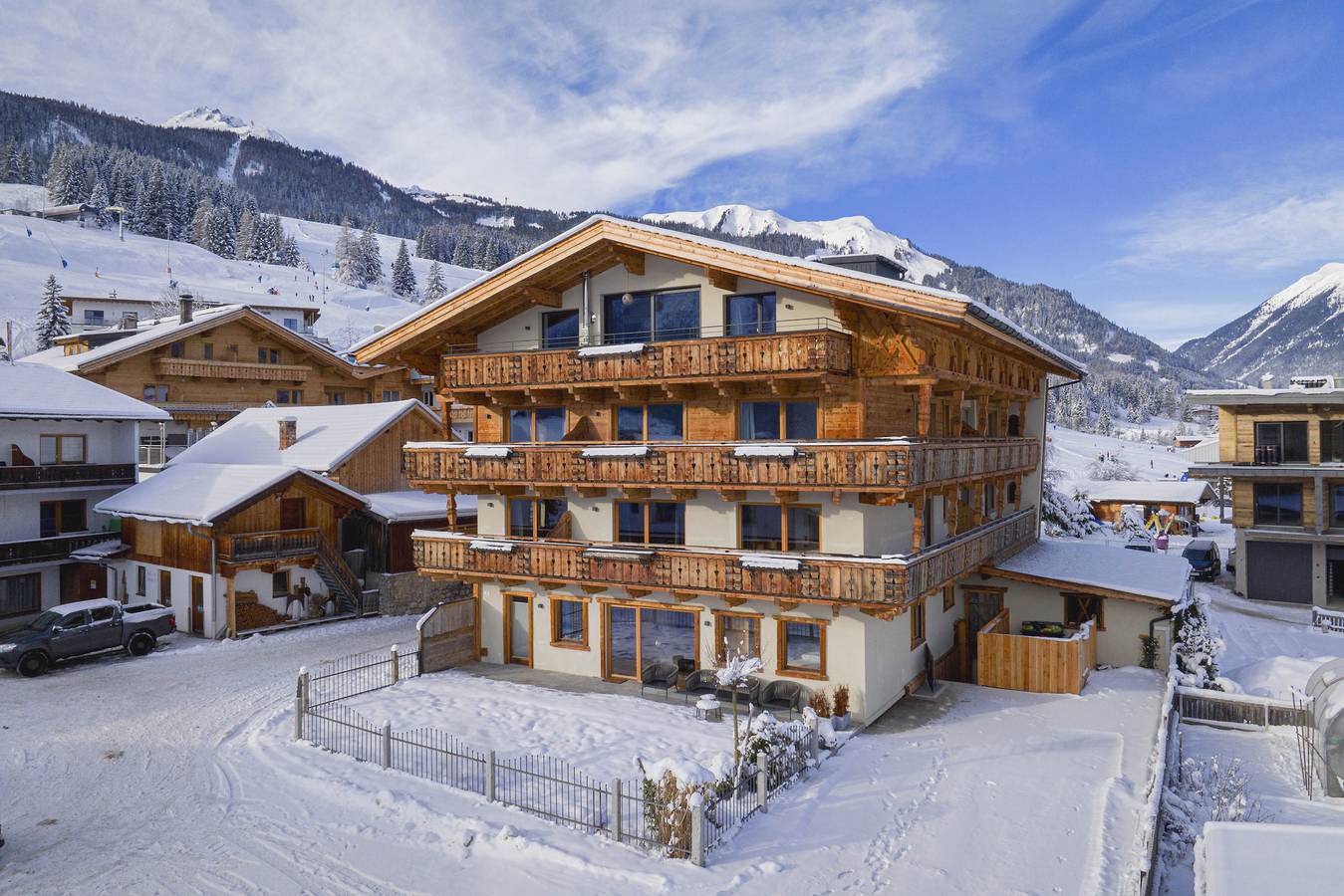 Ganze Wohnung, Superior Penthouse mit 3 Schlafzimmern für 8 Personen in Lermoos, Ammergauer Alpen (Österreich)