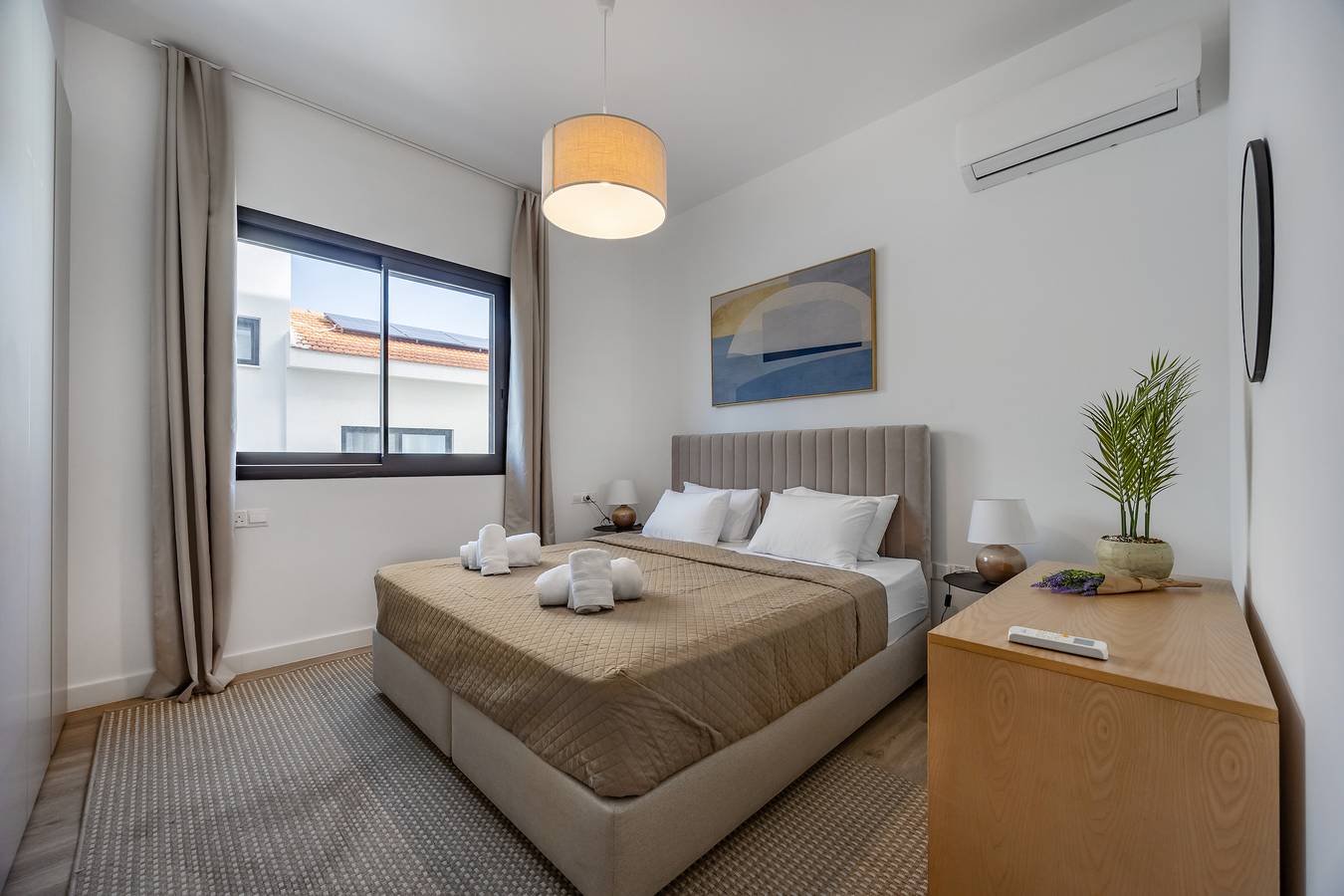 Apartamento entero, 101 Sfiggos - Balcón con vista a la ciudad y piscina comunitaria en la azotea in Limasol, Chipre Sur
