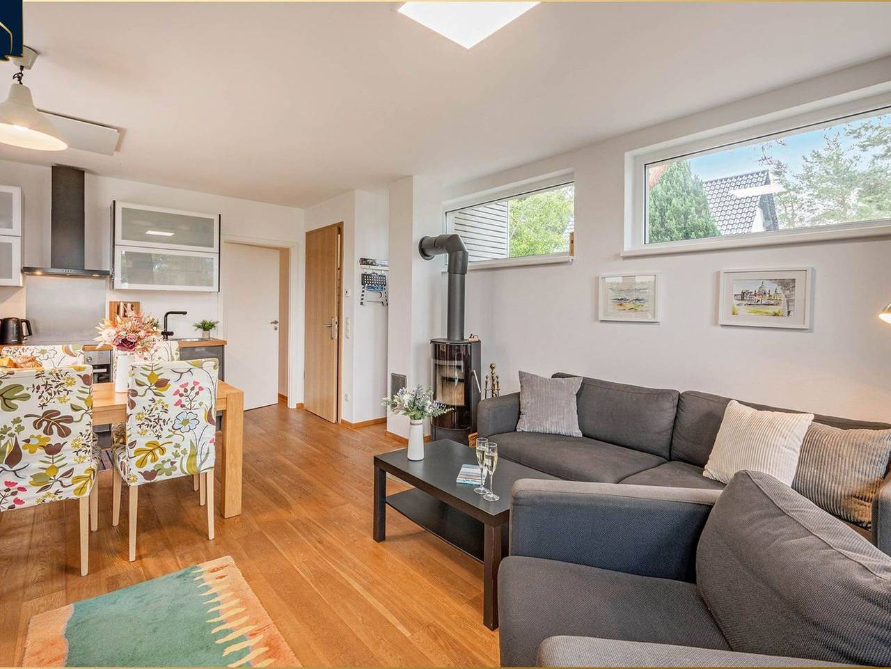 Ferienhaus am Peenestrom - Gemütliches Ferienhaus im Grünen – mit Kamin, Terrasse & Blick ins Grüne in Quilitz, Rankwitz