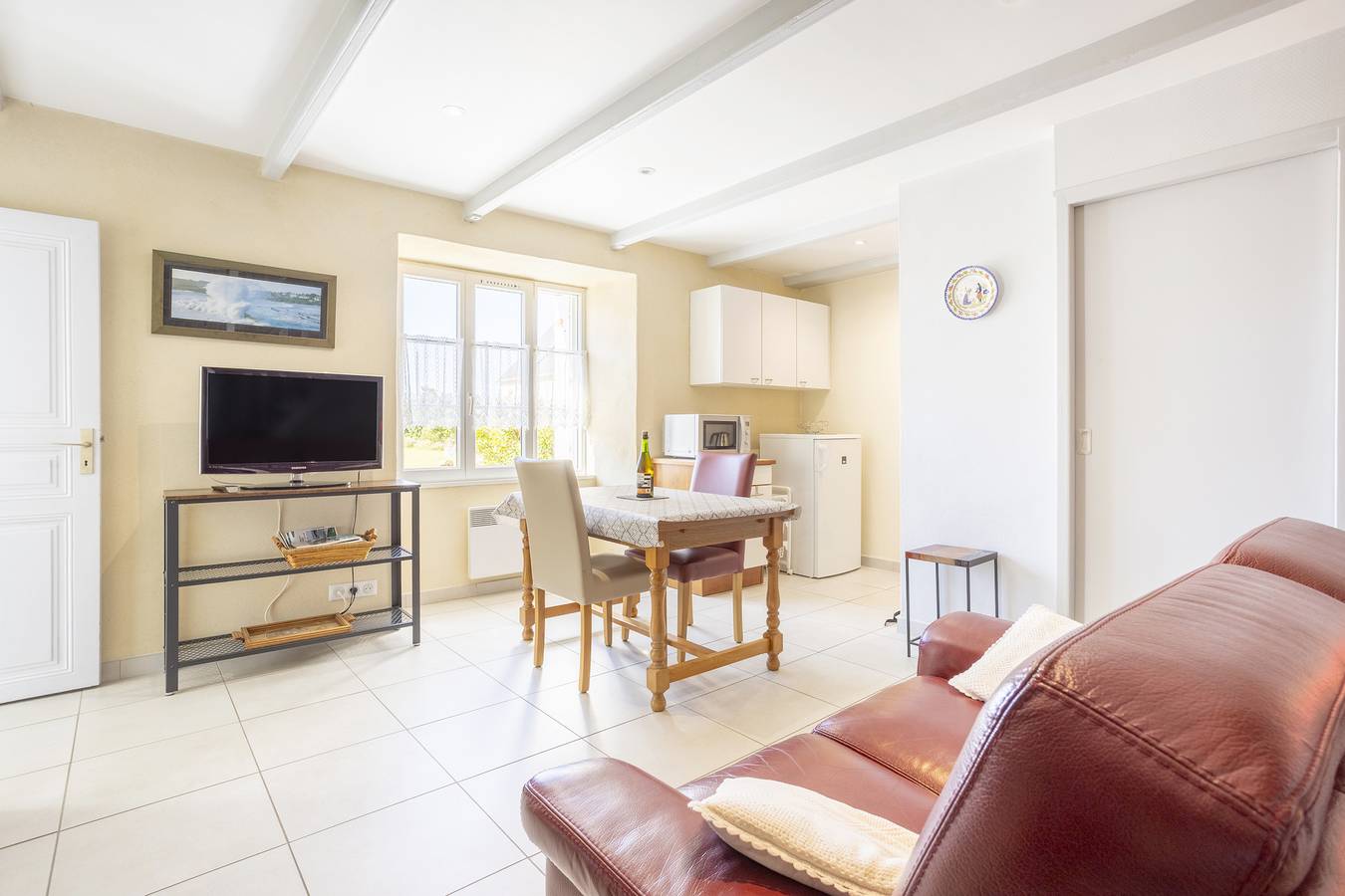 Holiday Home 'Fireplace, Kerantum, Peaceful' with Shared Garden and Wi-Fi in Mahalon, Quimper region