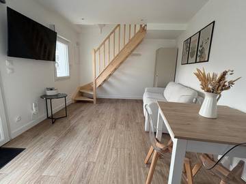 Gîte pour 3 personnes, avec terrasse à Équeurdreville-Hainneville
