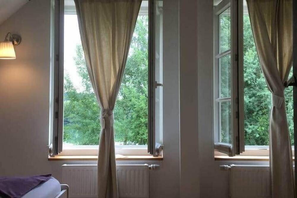 Fachwerkhaus am See mit Fass-Sauna im Münsterland in Warendorf, Kreis Warendorf