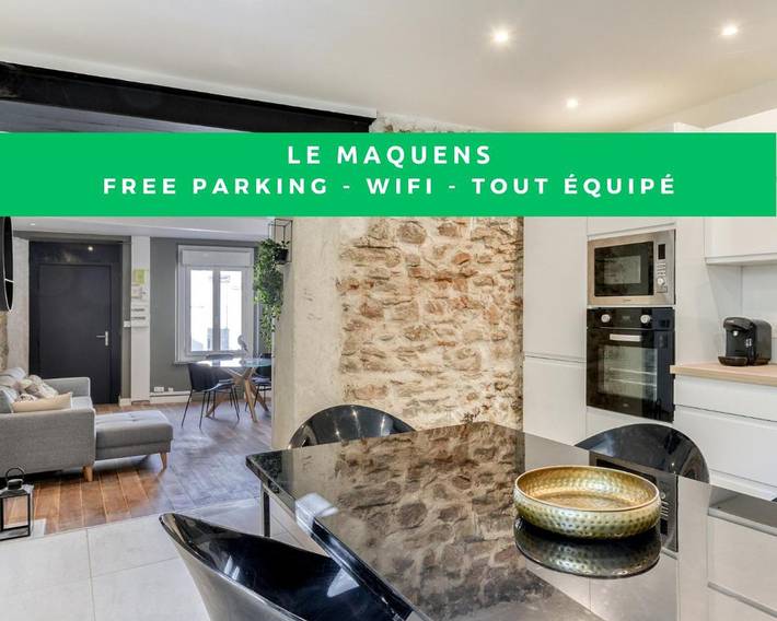 Gîte pour 8 personnes, avec vue dans Maquens