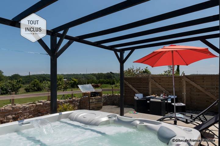 Gîte für 2 Personen, mit Sauna und Garten sowie Whirlpool und Terrasse - 1