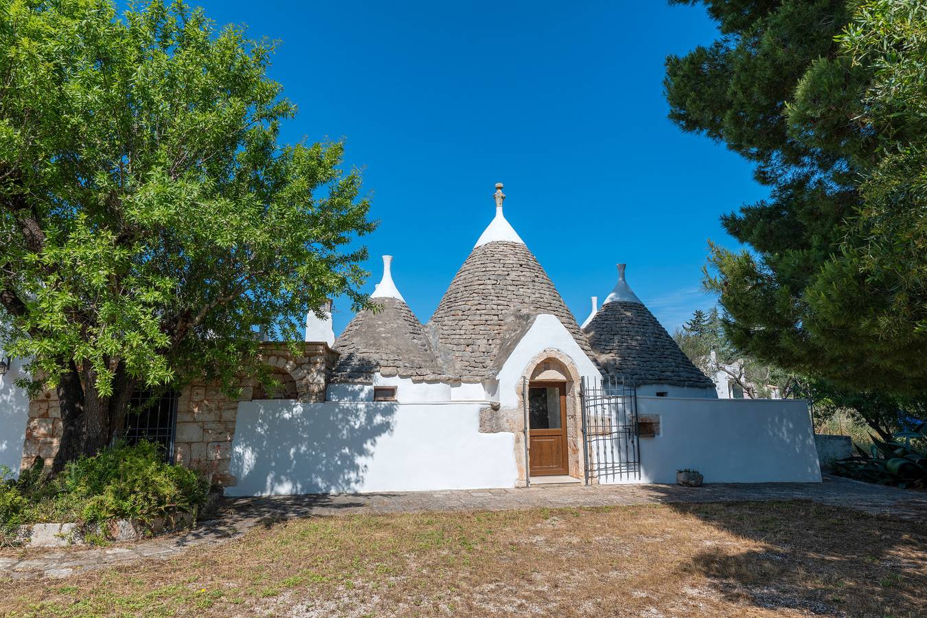 Ferienhaus 'Trullo Giovanni' mit privatem Garten, Wlan und Klimaanlage in San Michele Salentino, Salento