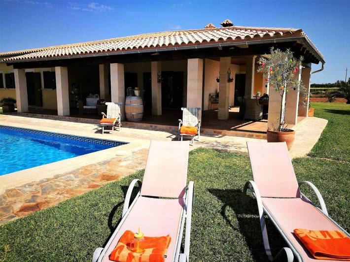 Finca am Strand für 6 Personen, mit Terrasse und Garten in Es Trenc - 3