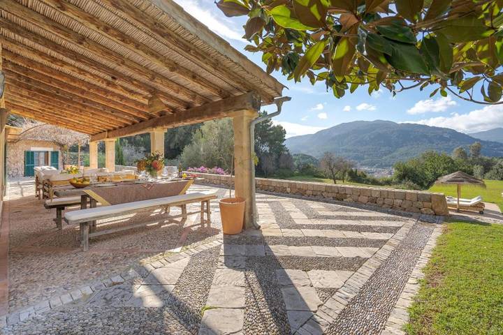 Casa rural para 7 personas, con vistas además de piscina y jardín en Esporles - 3