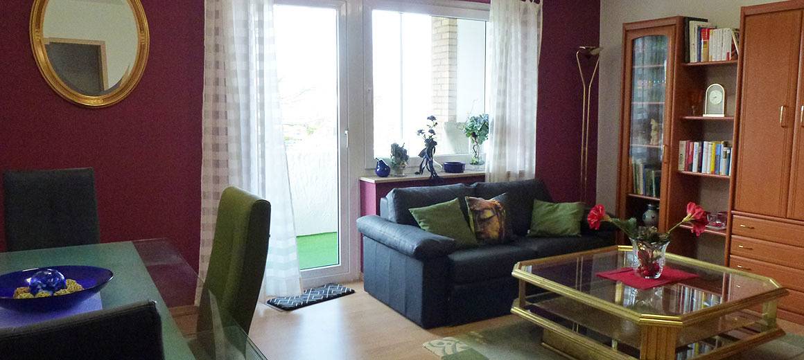 Geheel vakantieappartement, Vakantieappartement voor 2 personen met balkon in Osnabrück, Osnabrück en omgeving