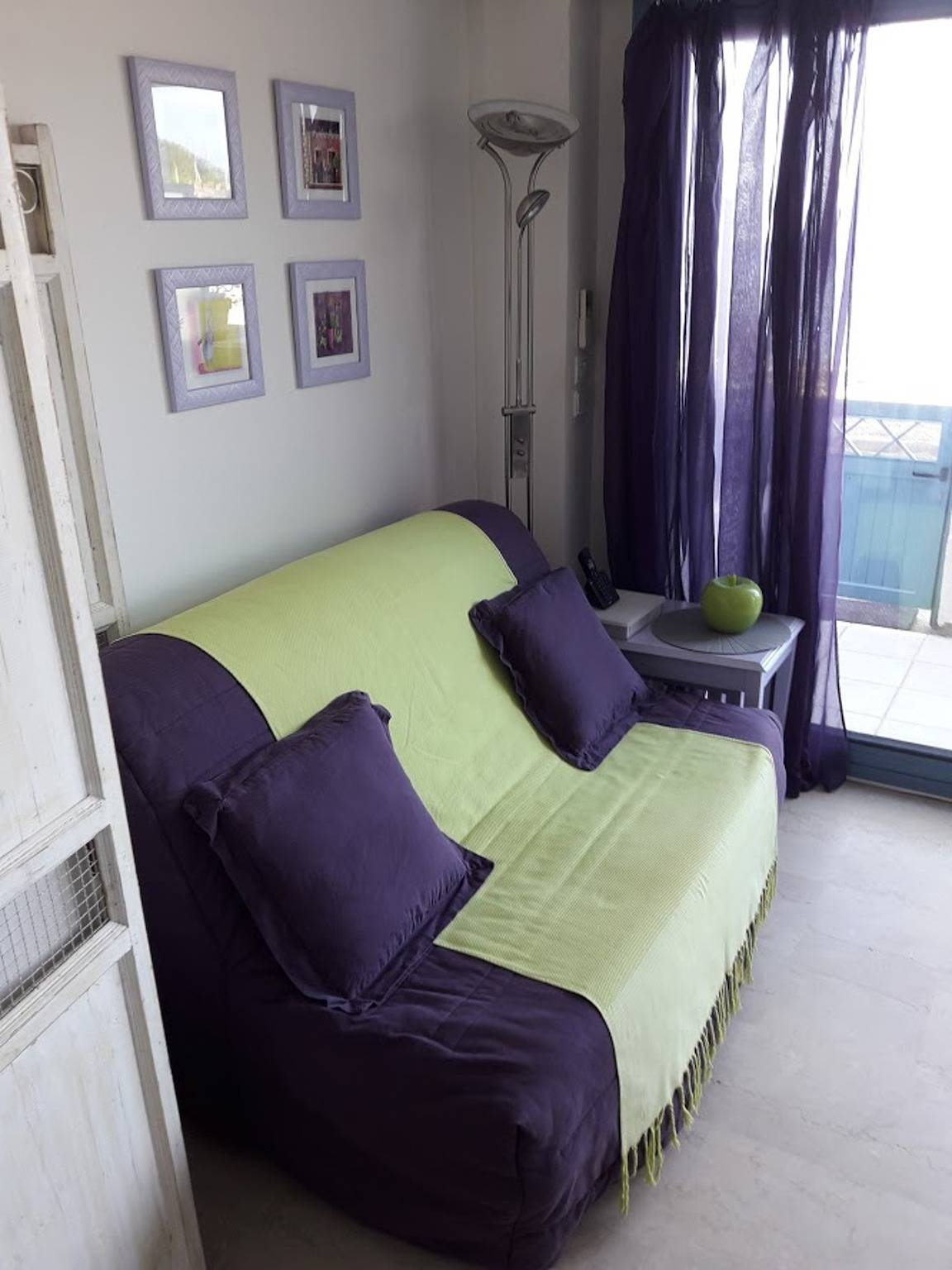 Ganze Wohnung, Gemütliche Wohnung in Théoule-sur-Mer, 30 m², Meerblick. in Théoule-sur-Mer, Massif de l'Esterel