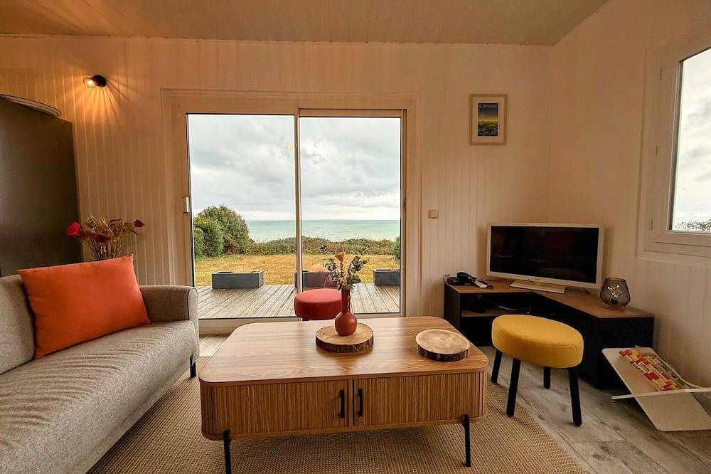 House with ocean views in Quiberville-sur-Mer, \"C2Ame,\" with direct access to the beach and restaurants in Quiberville, Región de Dieppe