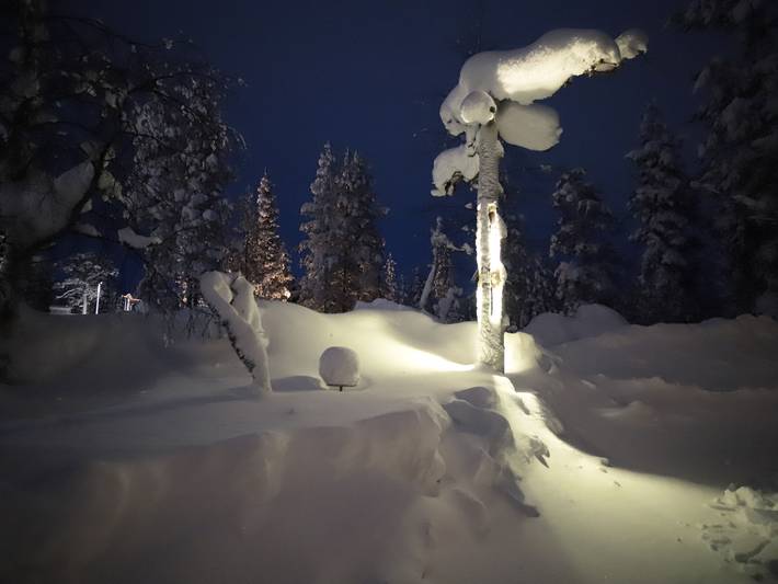 Tunturituuli a in Saariselkä, Lappland