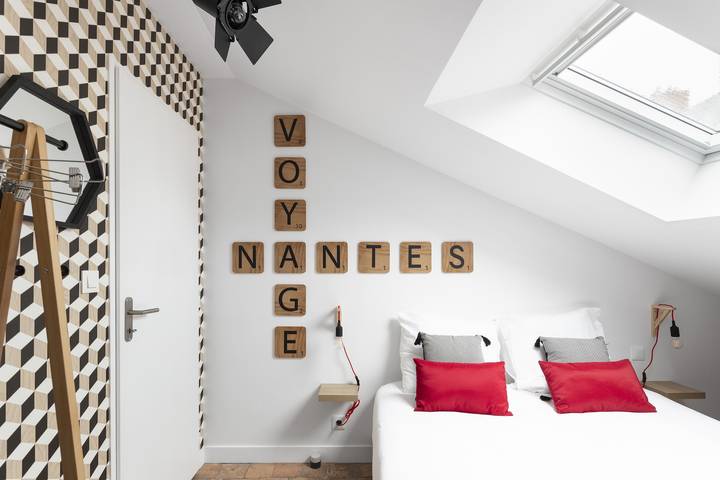 Appartement entier, Le Nao- L'Île Feydeau - 2 chambres de charme in Nantes, Région de Nantes