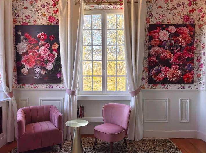 Chambre d’hôte pour 2 personnes, avec vue ainsi que jardin et piscine
