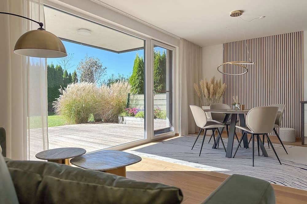 Ganze Wohnung, \"Wiesenblick\"-Premium Apartments Seekirchen, ruhiges 2-Zi-Apartment mit Garten in Seekirchen am Wallersee, Bezirk Salzburg-Umgebung