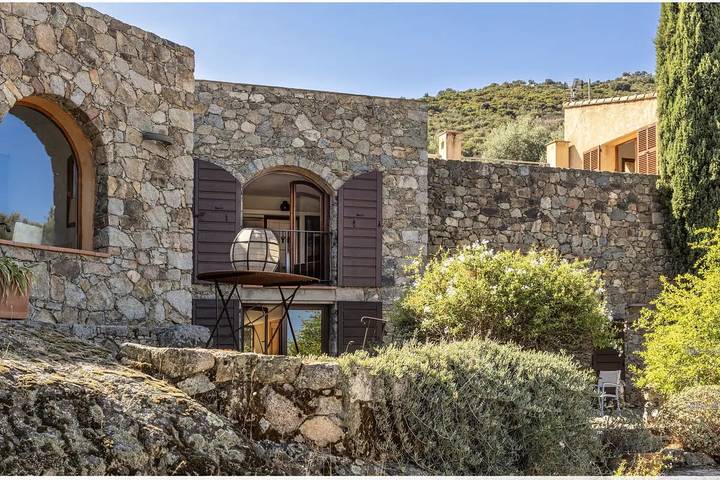Maison Camellu – Propriété de charme au cœur des oliviers, vue mer in Calenzana, Region de Calvi