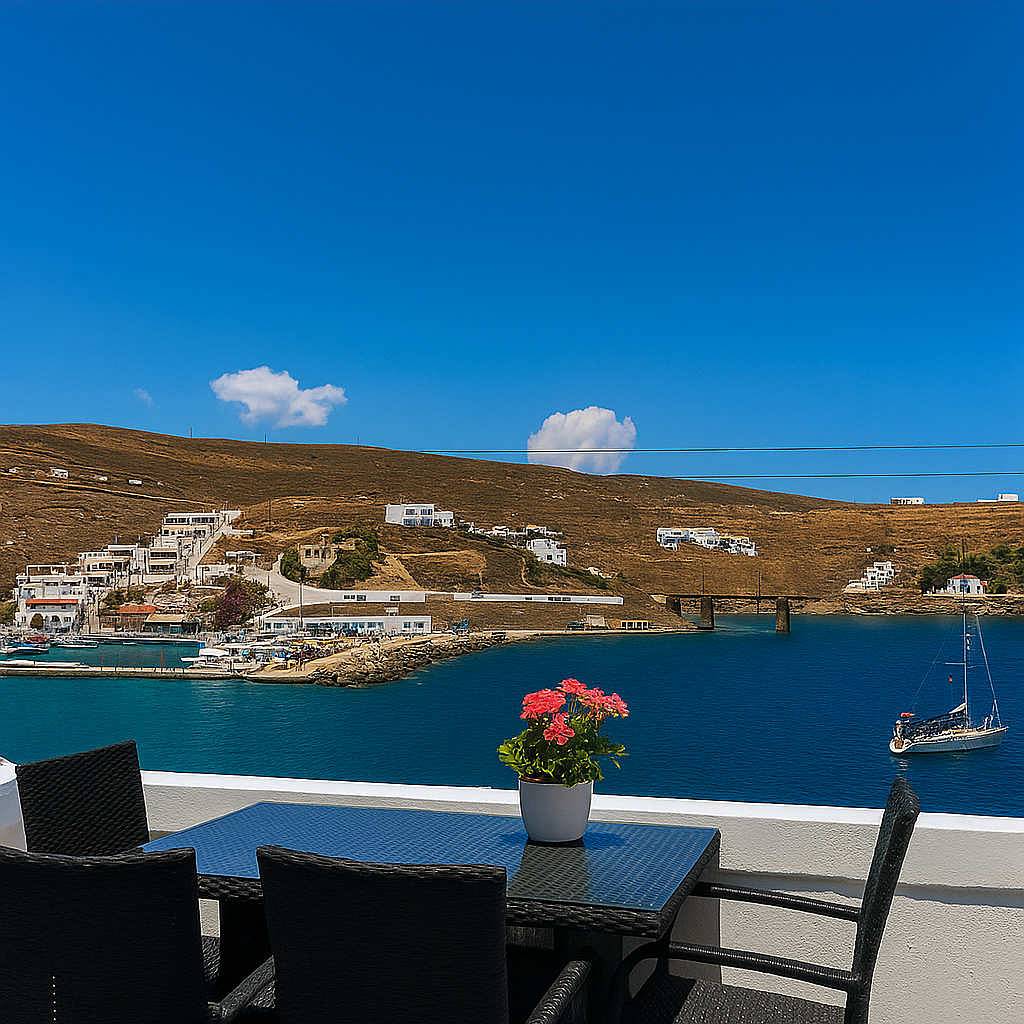 Ganze Wohnung, Seafront Alos Gem - Loutra Seaview Escape in Kythnos