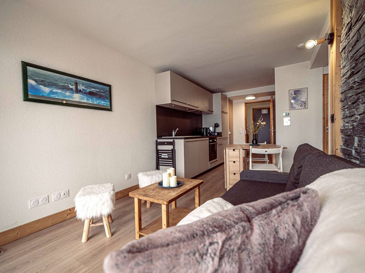 Apartamento entero, Moderno apartamento en el centro de Plagne - 6 pers. in Plagne Centre, La Plagne-Tarentaise