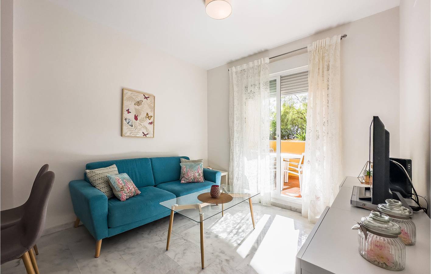 Hel semesterlägenhet, Lägenhet för 4 Personer med terass in Playa de Torreblanca, Fuengirola