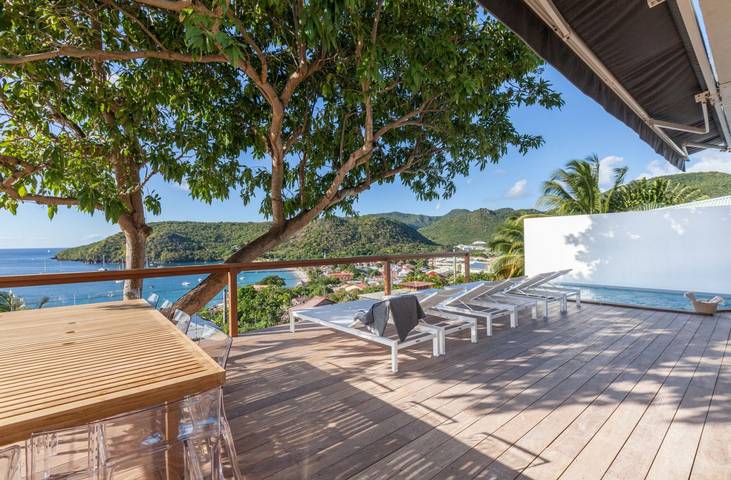 Location de vacances pour 10 personnes, avec balcon ainsi que jardin et piscine à Les Anses-d'Arlet - 4