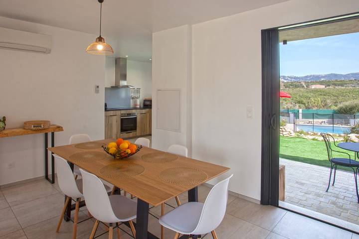 Apartamento entero, Tramontana, quiet place, 7 min from beach, swimming pool, bbq in Calenzana, Region de Calvi