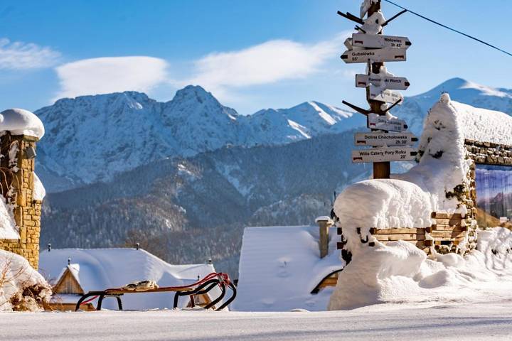 Apartament wakacyjny dla 2 osób, z taras i widok, zwierzęta dozwolone w Kościelisko (województwo małopolskie)