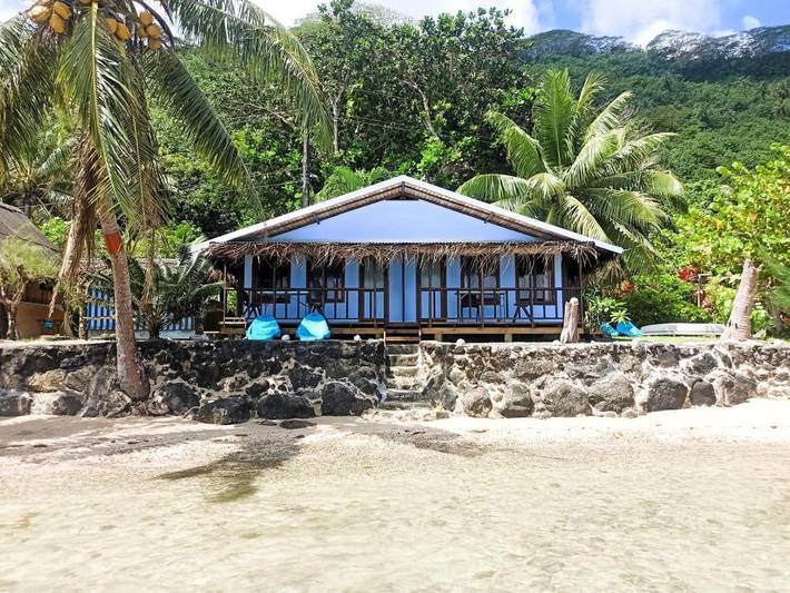 Maison d’hôte pour 2 personnes, avec jardin ainsi que terrasse et vue, animaux acceptés dans Huahine - 3