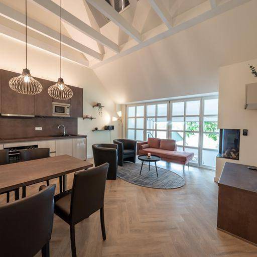 Ferienwohnung für 4 Personen, mit Balkon und Terrasse sowie Garten und Ausblick in Bad Bentheim