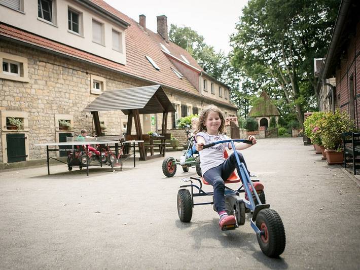 Ferienhaus für 2 Personen, mit Balkon/Terrasse und Terrasse sowie Garten und Pool im Münsterland - 2