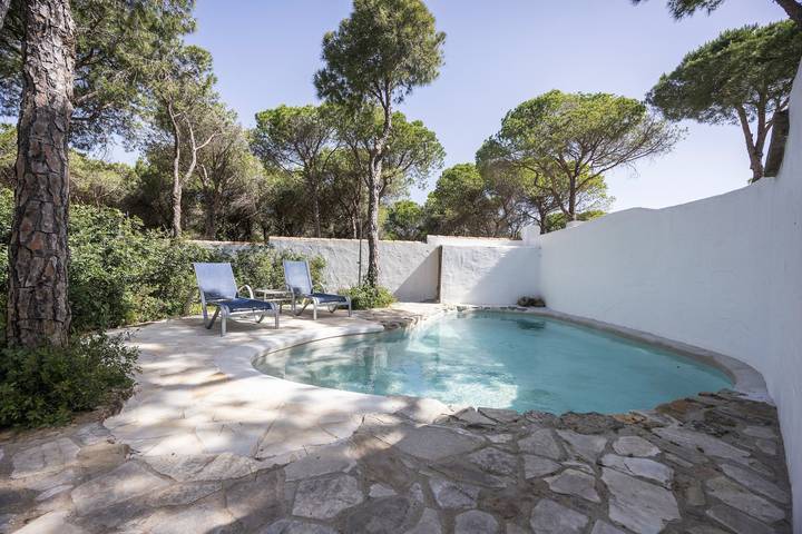 Ferienhaus für 5 Personen, mit Garten und Balkon