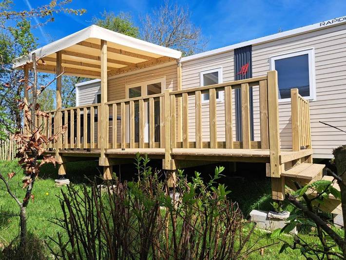 Camping pour 3 personnes, avec terrasse et jardin dans Cotentin - 2