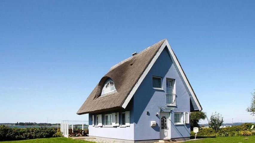 Ferienhaus für 4 Personen, mit Seeblick und Terrasse, mit Haustier in Vieregge