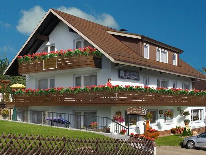 Ferienhaus für 5 Personen, mit Balkon und Terrasse sowie Garten und Sauna in Altenau