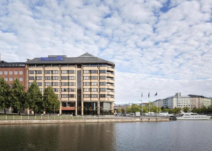 Hotel dla 2 osób, z Taras i Basen oraz Sauna i Widok w Helsinki